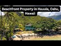 Lovely beachfront property in hauula oahu hawaii