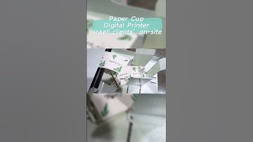 Paper cup digital printer - easy to print paper cups, automatic feeder, no plate making#papercup