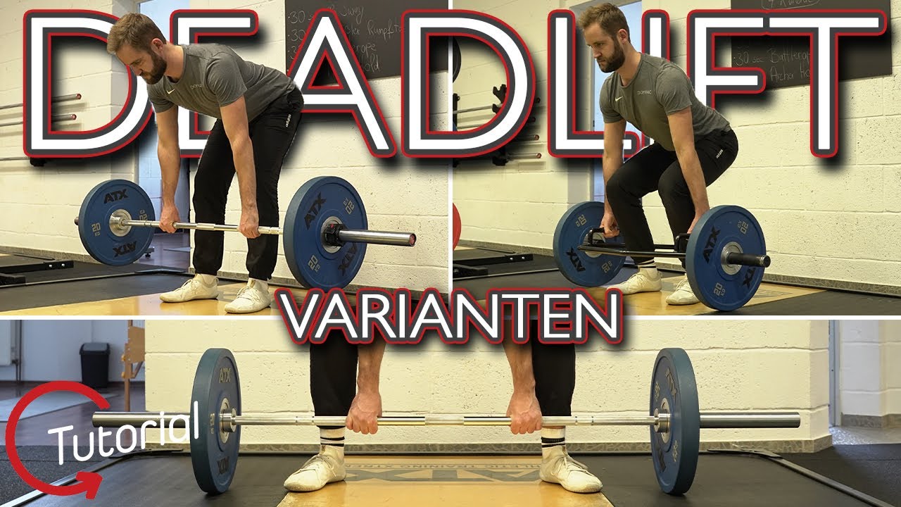 Kreuzheben (Deadlift) Varianten - Sumo, Romanian, Trap (Hex) Bar | Tutorial | Kernfit