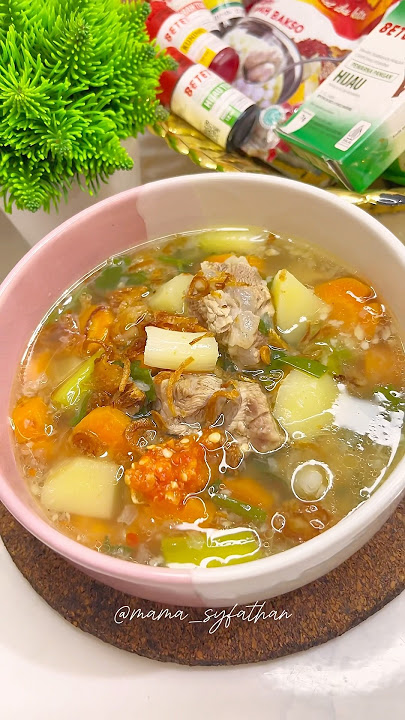 Resep sop daging sapi ‼️ Seger bikin nagih