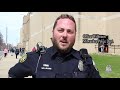 Milwaukee Police Officers assist voters during COVID-19 outbreak