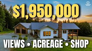 This Whidbey Island Farmhouse Has EVERYTHING | Modern Home & Shop Plus 9+ Acre Tour!