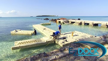 EZ Dock as seen on the Island of Bryan
