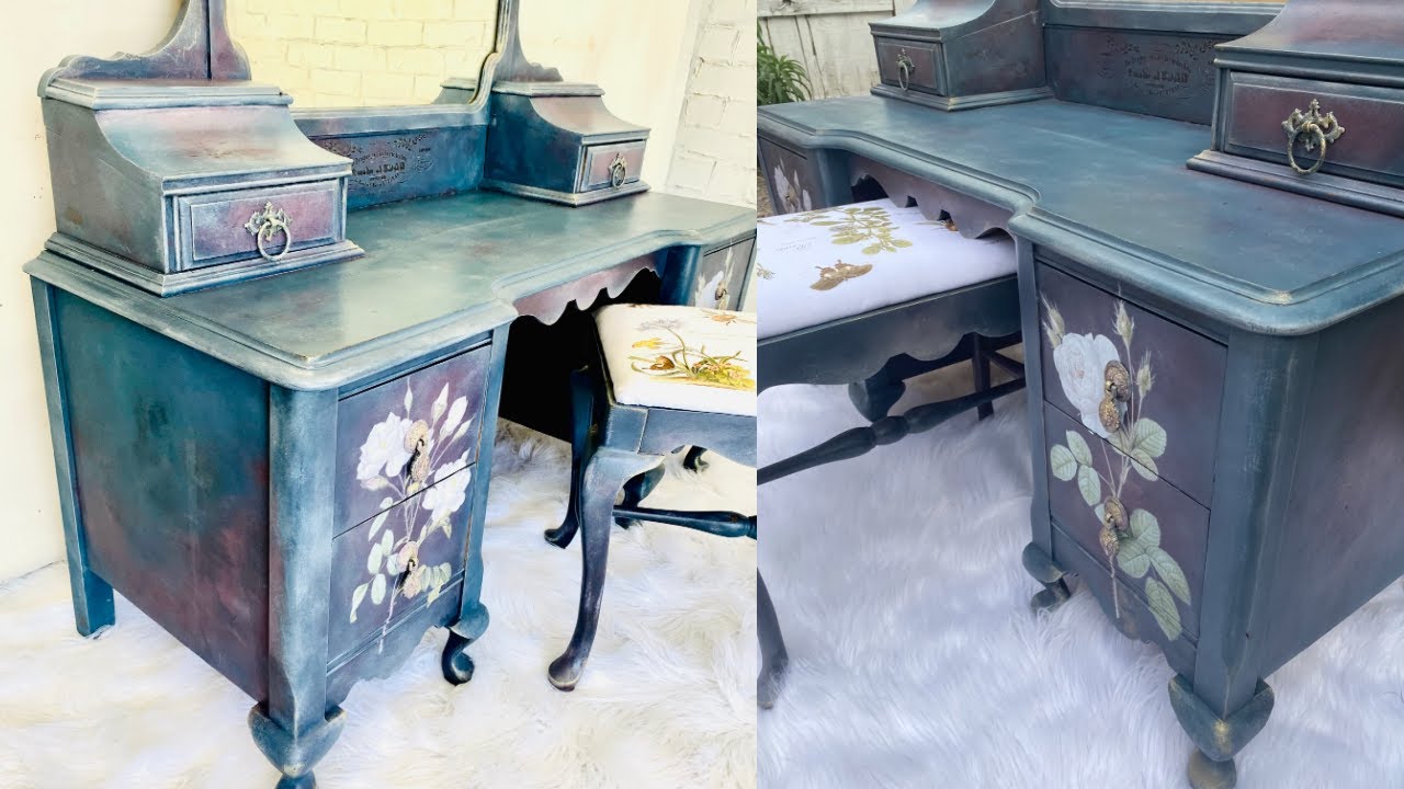 IOD Release 2021 Blending Chalk Paint how to use transfers YouTube