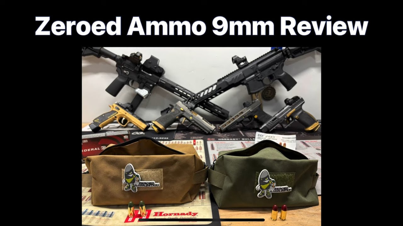 Zeroed Zeroed Ammo 9mm Review for USPSA - YouTube