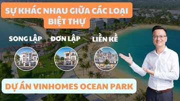 Sự khác nhau giữa các loại Biệt thự Đơn lập, Song lập, Liền kề trong dự án