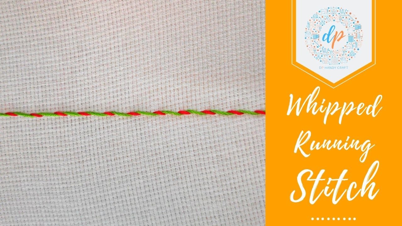 Download Hand Embroidery : Whipped Running Stitch - YouTube