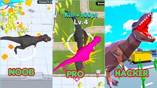 Noob vs Pro vs Hacker Dinosaur  Rampage(IOS ANDROID MOD APK) screenshot 2