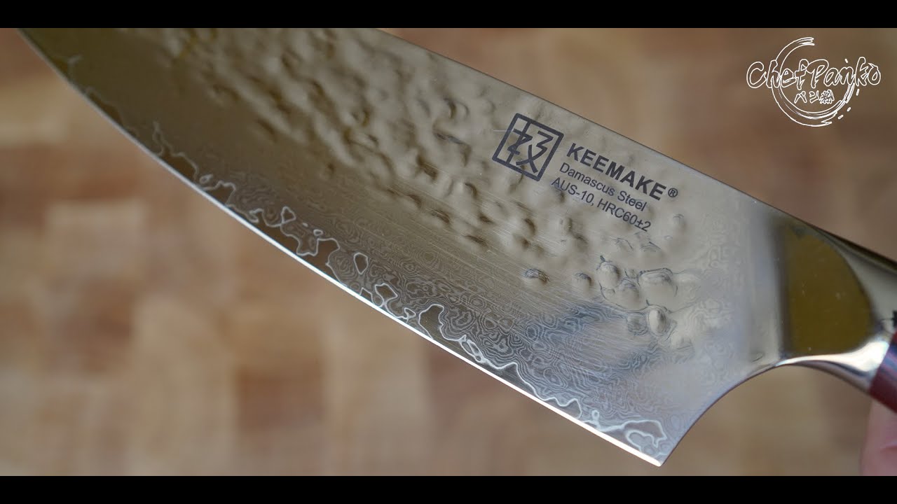 Keemake Chef's Knife Review - Sunnecko - Chinese knives 