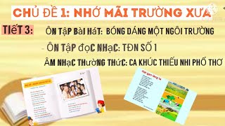 ÂM NHẠC 9 - TIẾT 3: ÔN TẬP BÀI HÁT - ÔN TẬP TĐN SỐ 1 - ÂNTT: CA KHÚC THIẾU NHI PHỔ THƠ