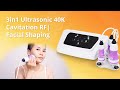 Ms32j3 face lifting wrinkle removal anti aging easily by radio frequency at home