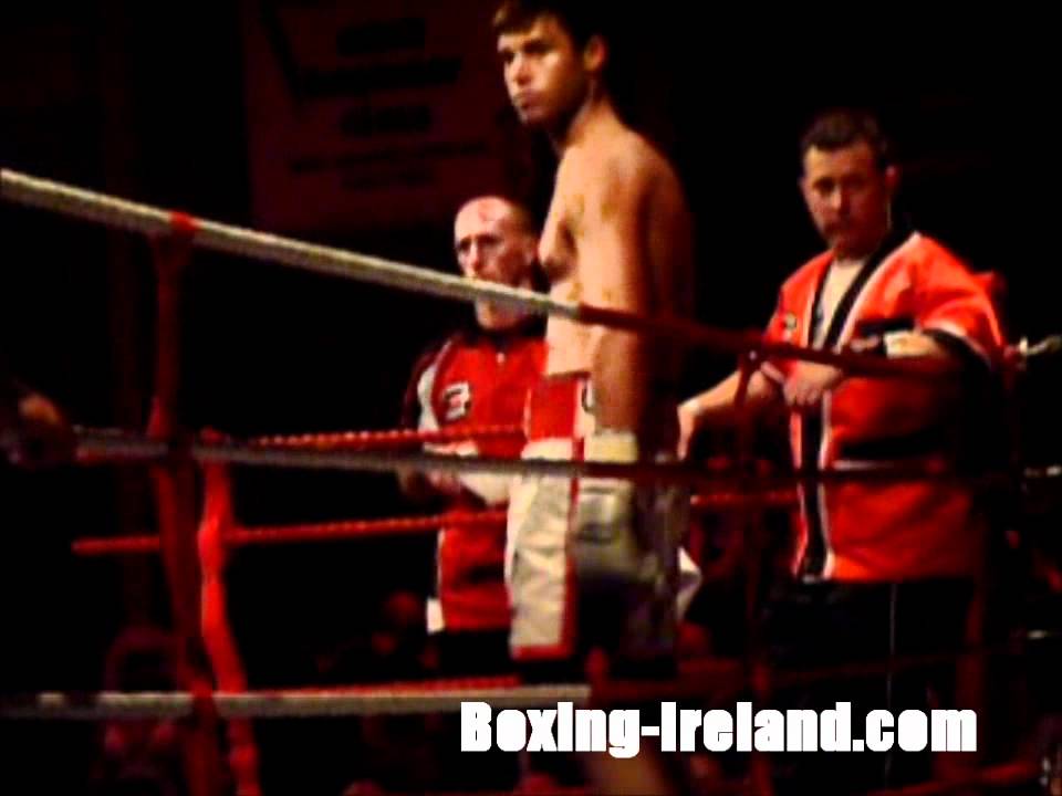 Moses Matovu vs Nathan Owens fight in Halifax. Belfast boxer June 2012