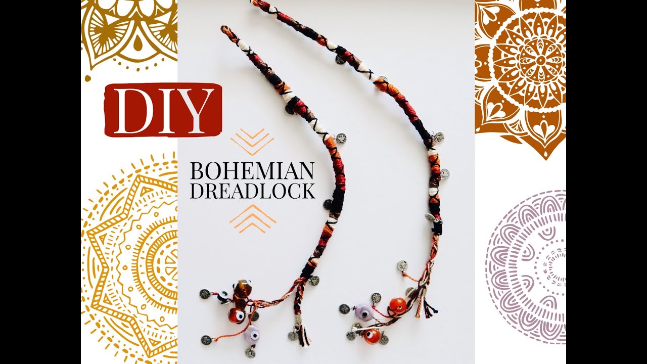 DIY - BOHEMIAN HAIR WRAP EXTENSION | İP RASTA NASIL YAPILIR