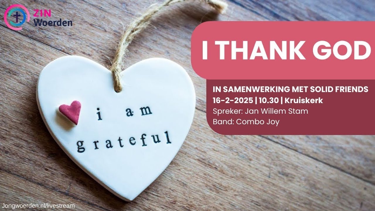 ZIN-dienst JongWoerden 16 februari 2025 LIVE vanuit de Kruiskerk