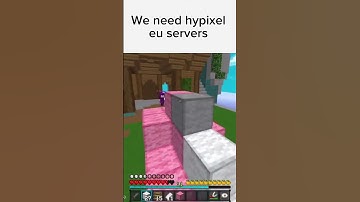 The normal hypixel eu experience #minecraft #hypixel #ping #bedwars