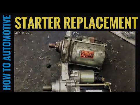 How to Replace the Starter on a 2005 Acura TL