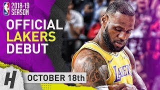 Lebron james full game highlights | los angeles lakers vs portland
trail blazers october 18, 2018 2018-19 nba season ✔️ subscribe,
like & comment for mor...