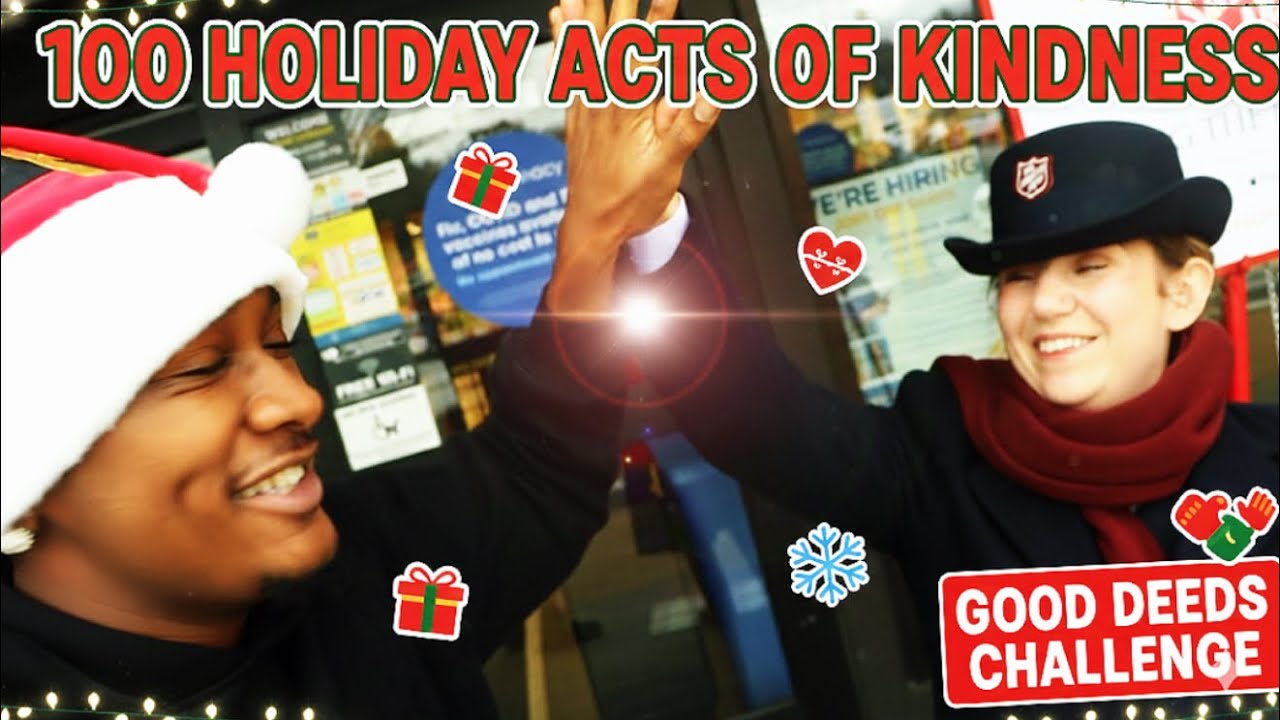 I did 100 Acts of Kindness 😇- MONEYMAS Episode 3