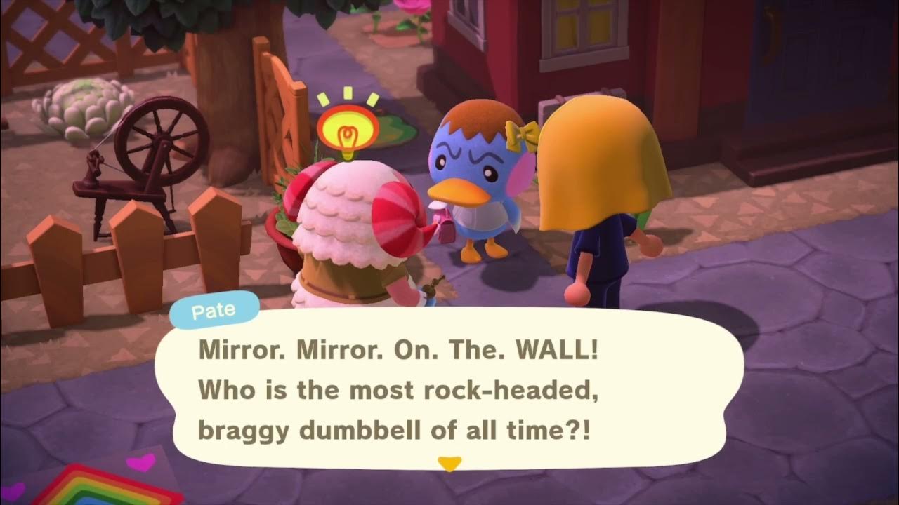 Dom Pate Mirror Mirror On The Wall — ACNH Shorts YouTube