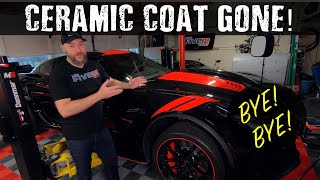 C7 Corvette Grand Sport Ceramic Coat Removal, Color Correction and Xpel Prep