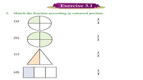 PSEB 4th maths exercise 3.1 Fractional Numbers | pseb 4th maths chapter 3rd | Fractional Numbers 3.1