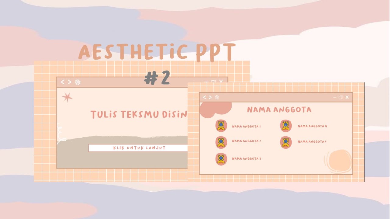 aesthetic ppt template