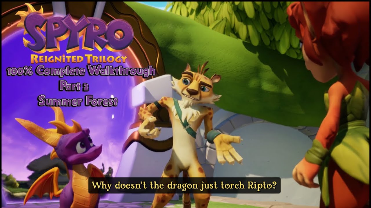 Spyro 2: Ripto's Rage(Reignited) 100% Guide - Part 2 - Summer Forest ...