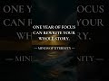 One focused year can rewrite your story. #stoic #mensmindset #discipline #selfmastery #growth