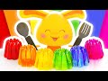 Geles  couleurs  touni  jelly food challenge  titounis
