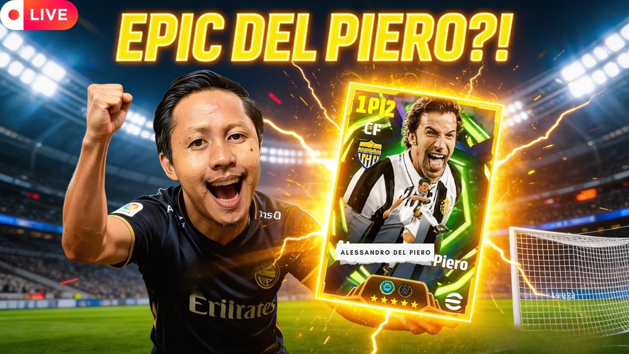 LIVE eFootball | Epic Alessandro Del Piero Hunt! Italian League Attackers Pack + Viewer 1v1 & Co-op