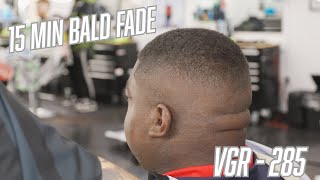 Download Lagu 😱 15 Min Bald Fade in 5 Min Tutorial 💨 Cut Hair FASTER \u0026 More EFFICIENT ⚡️VGR V-285 MP3