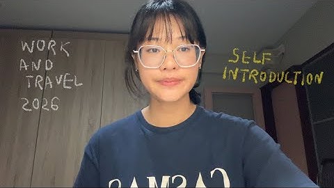 i4 Work and Travel 2026 | self introduction video