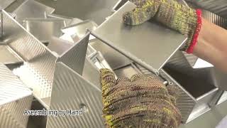 Get a glimpse of bread loaf bread pan production process in our factory
