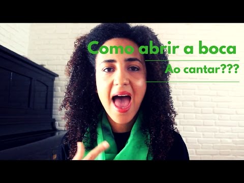 Como abrir a boca ao cantar #Aula 21