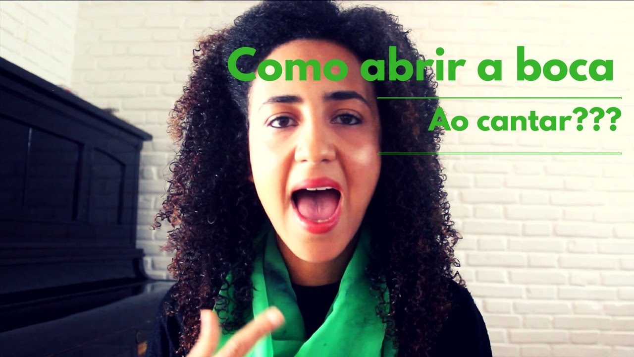 Como abrir a boca ao cantar 