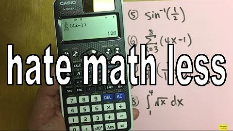 Casio FX-991 EX classwiz calculator tutorial (perfect for algebra, FE exam, EIT exam)