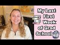 First Week of Block IV as a Georgetown SMP Student | Premed Postbacc Study Vlog