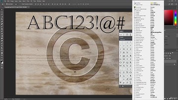 Glyphs and How You Can Use Them Adobe Photoshop CC Tutorial (Part-112)
