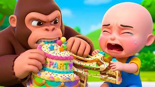 baby gorilla song new compilation sharing is good baby cartoon