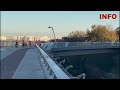 Кличко показал, как сейчас выглядит пешеходный мост в Киеве