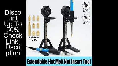 Heating Set Insert Stealth Press Tool Soldering Iron Tip Thread Brass Insertion Nuts M2 M3 M4 M5 M6