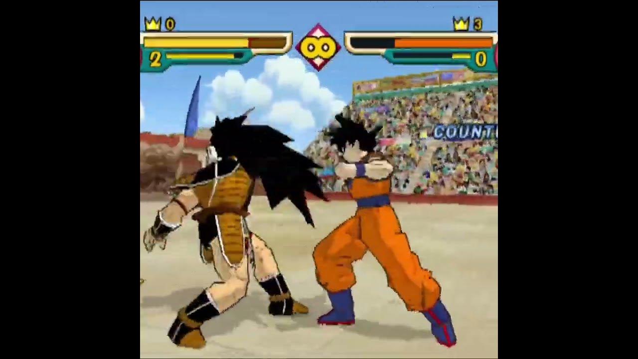 Raditz Vs Goku (Dragon Ball Z Budokai 2) YouTube