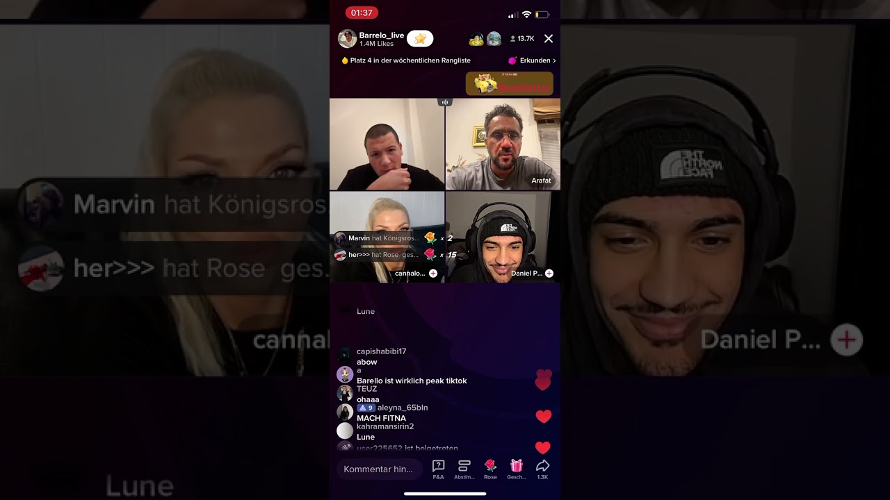 ARAFAT STREIT ESKALIERT MIT DANIEL PERSER