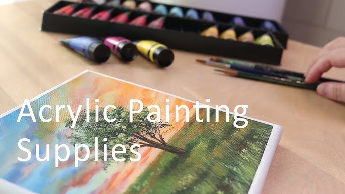 The Ultimate Guide To Oil and Acrylic Painting Supplies For Beginners