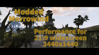 Morrowind modded (enhanced graphics) in ultrawide (21:9) resolution 3440x1440