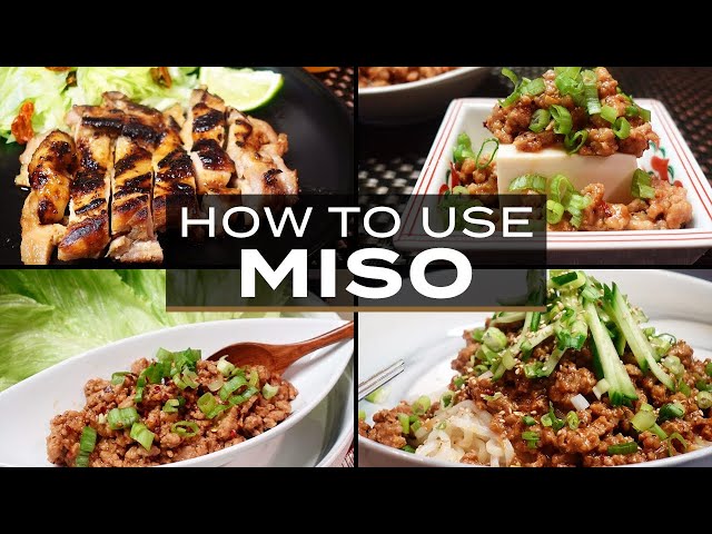 How to Use MISO vol.1 | Tasty Meaty Recipes with MISO! 英語で料理 class=