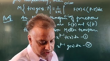 M.Sc.(Final)-Maths Integral transform (Mellin transform)