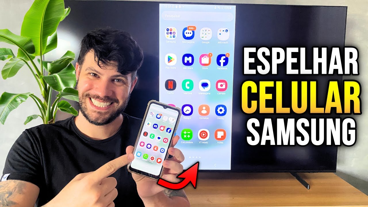 COMO ESPELHAR O CELULAR SAMSUNG NA TV – TUTORIAL FÁCIL E RÁPIDO! - YouTube