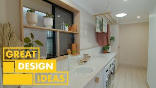 Light and Airy Laundry Makeover | DESIGN | Great Home Ideas