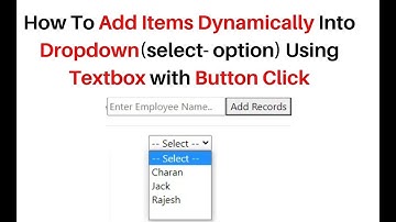 ReactJS Dynamically Add Items Into Dropdown With Button Click